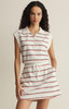 Z Supply Women's Striped Club Dress White Stripe full length