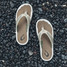 Olukai Ulele Sandals Clay and Mustang side view