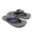 The Olukai Men's Ulele Sandals in Blue Depth and Charcoal