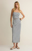 Z Supply Women's Caffari Stripe Tube Tank Top front view