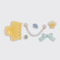 Kitsch KitschPop™ Charms & Cloud Clip Set -Coastal Cottage Cloud in Butter Yellow
