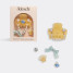 Kitsch KitschPop™ Charms & Cloud Clip Set -Coastal Cottage Cloud in Butter Yellow
