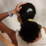 Kitsch Ruched Satin Scrunchies Coastal Cottage model styling