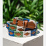 Zilker Belts Huck & Harlowe Dog Collar on display
