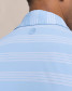 The Southern Tide Men's Dune Crest Stripe Coastal Breeze Polo in Tide Blue