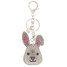 Bling Rabbit Bag Charm Keychain