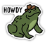Stickers Northwest Howdy Frog Cowboy Sticker