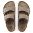 The Birkenstock Women's Arizona Soft Footbed Sandals in Oiled Leather Tobacco