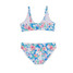 Raisins Girls' Aloha Sundance Set slate tropical print front view