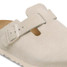 Birkenstock Women's Boston Clogs Oyster Suede detail view
