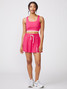 Thrive Societe Women's Tennis Bra in Solar Pink White back view