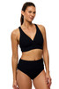 Next Women's Harmony Bikini Bottom Black front view