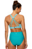 Next Women's 25 Stripped Sport Bikini Top