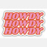 Stickers Northwest Howdy Sticker