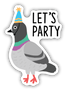 Stickers Northwest Let's Party Sticker