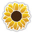 Stickers Northwest Sunflower Sticker yellow