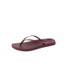 Reef Women's Cushion Slim Flip Flops Cabernet Crush lifestyle view
