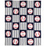 Baseballs Throw Blanket Baseballs Throw Blanket detail