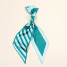The Darling Effect Twirl & Tie Scarf in Sicily Stripes Teal