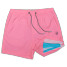 Party Pants Men's 5" Happy Hour Shorts Pink flat lay