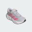 adidas Little Kids' Galaxy 8 Shoes Fuscia Pink front view