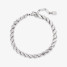 Pura Vida Chunky Chain Bracelet Silver close-up detail