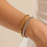 Pura Vida Chunky Chain Bracelet gold wrist wear view