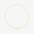 Pura Vida Harper Round Charm Chain Necklace in Gold full length