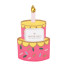 Packed Party Birthday Cake Gift Card Holder back view