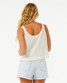 Rip Curl Women's Classic Surf II Tank Top in Bone side view