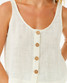 Rip Curl Women's Classic Surf II Tank Top in Bone detail