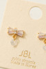 Mini Ribbon Bow Earrings