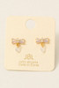 Mini Ribbon Bow Earrings