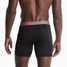 Nike Men's Essential Micro Dri-FIT Boxer Briefs Black Wolf Grey Cool Grey back view