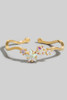 Fame Gold Dipped Wavy Star Ring full view