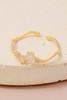 Fame Gold Dipped Wavy Star Ring close-up