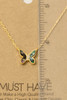 Fame Mini Butterfly Pendant Necklace detail view