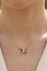 Fame Mini Butterfly Pendant Necklace detail close-up