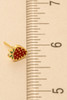 Fame Strawberry Stud Earrings detail view close-up