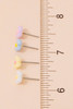 Fame Multi Colored Acrylic Flower Stud Earrings Set detail view
