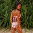 Kulani Kinis Women's Island Escape Minimal Full Coverage Bikini Bottom Island Escape colorway side view