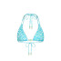 Kulani Kinis Women's Ocean Aura Decorative Panel Halter Bikini Top front view