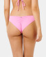 Rip Curl Women's Classic Surf Cheeky Coverage Bikini Bottoms Fuchsia flat lay