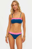 Beach Riot Women's Color Block Sybil Bikini Top in Seashell Isle side view