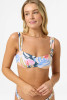 O'Neill Women's Cora Geo Caye Bikini Top multicolor back view
