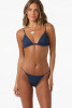 O'Neill Women's Shorebreak Rib Tanning Triangle Bikini Top in Lifeguard Red