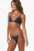 O'Neill Women's Shorebreak Rib Tanning Triangle Bikini Top Navy detail view