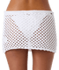 O'Neill Women's Zooey Cover-Up Mini Skirt in White front view