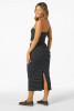 O'Neill Women's Kavali Stripe Skirt black stripe side view