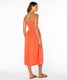 The Roxy Women's Downriver Midi Dress in Hot Coral